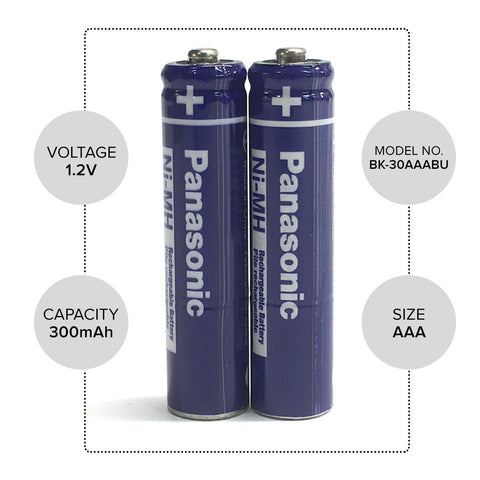 Image of Panasonic Kx Tg6542B Cordless Phone Battery