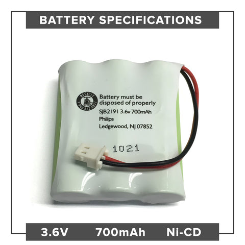Image of Sanyo 23620 Cordless Phone Battery