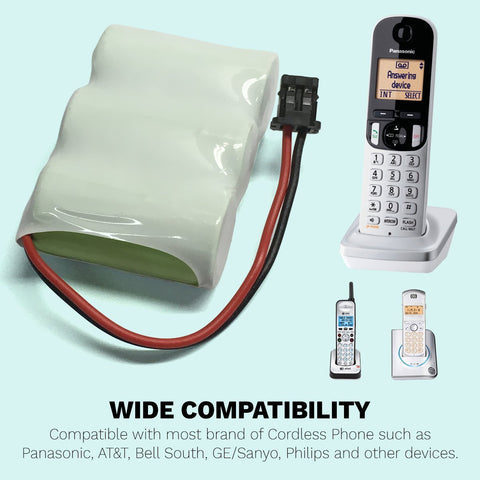 Image of Cordless Et 1051 Cordless Phone Battery