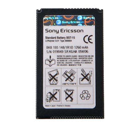 Sony Ericsson Bst 15 Battery