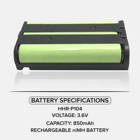 Image of Panasonic Kx Tg5421S Cordless Phone Battery