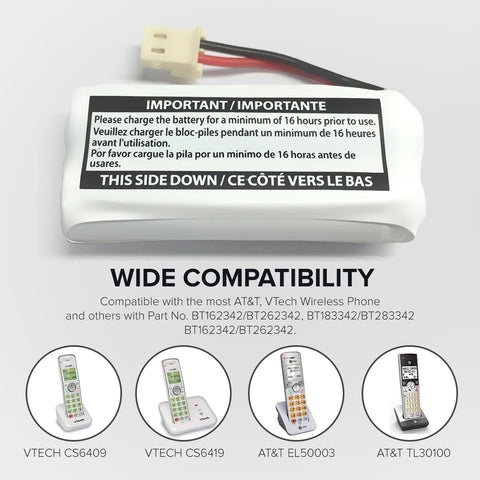 Image of AT&T  Cl83401 Cordless Phone Battery