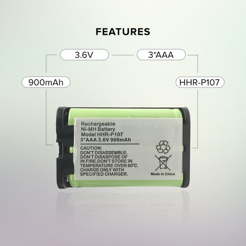 Image of Panasonic Kx Tg6052B Cordless Phone Battery