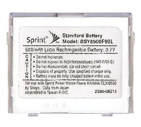 Sprint Bsy8500P92L Battery
