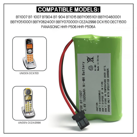 Image of Uniden Exp380 Cordless Phone Battery