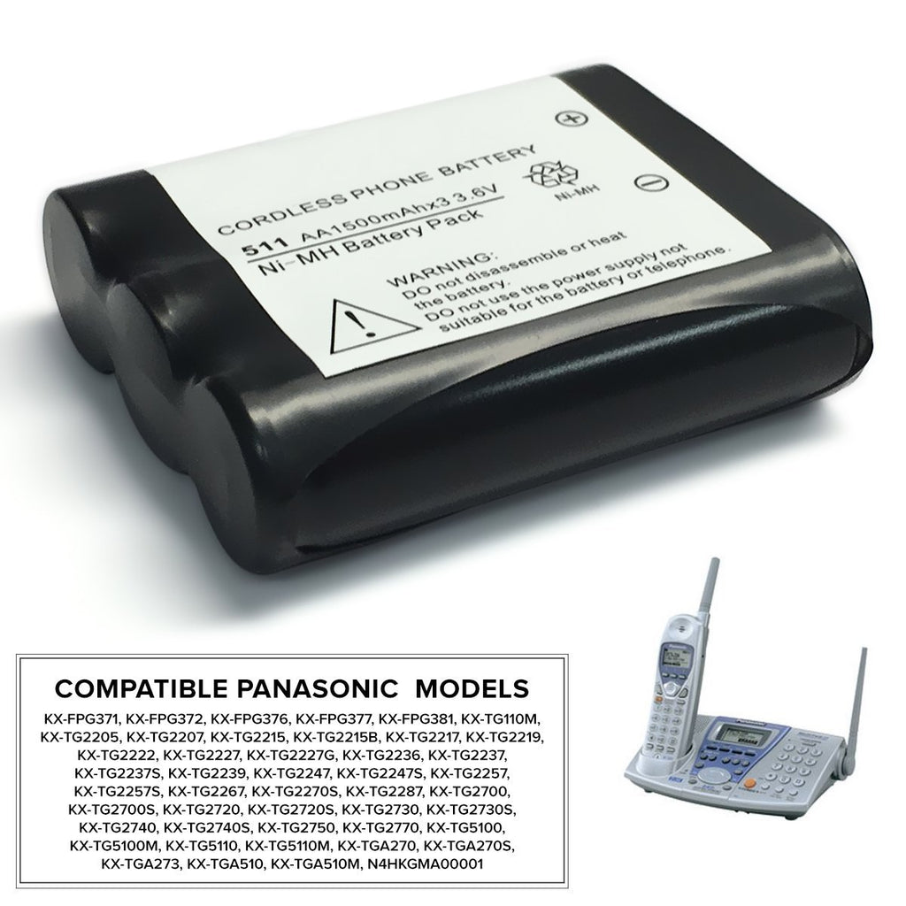 Panasonic Kx Tga2705 Cordless Phone Battery
