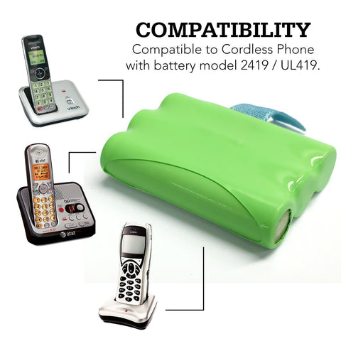 Image of Sony Spp L333 Cordless Phone Battery