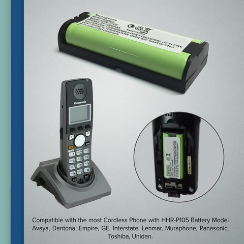 Image of Panasonic Kx Tga243W Cordless Phone Battery