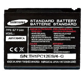 Samsung Mysto Sph A523 Battery