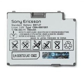 Sony Ericsson Bst 27 Battery