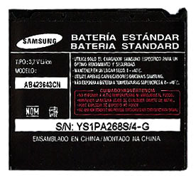 Samsung Sgh U600 Battery